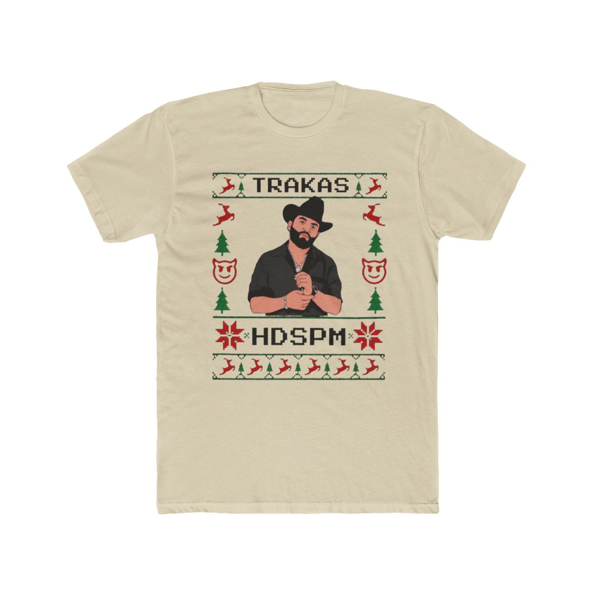 Luis R Conriquez Trakas HDSPM Ugly Christmas T Shirt - alternate angle 4, merchandise