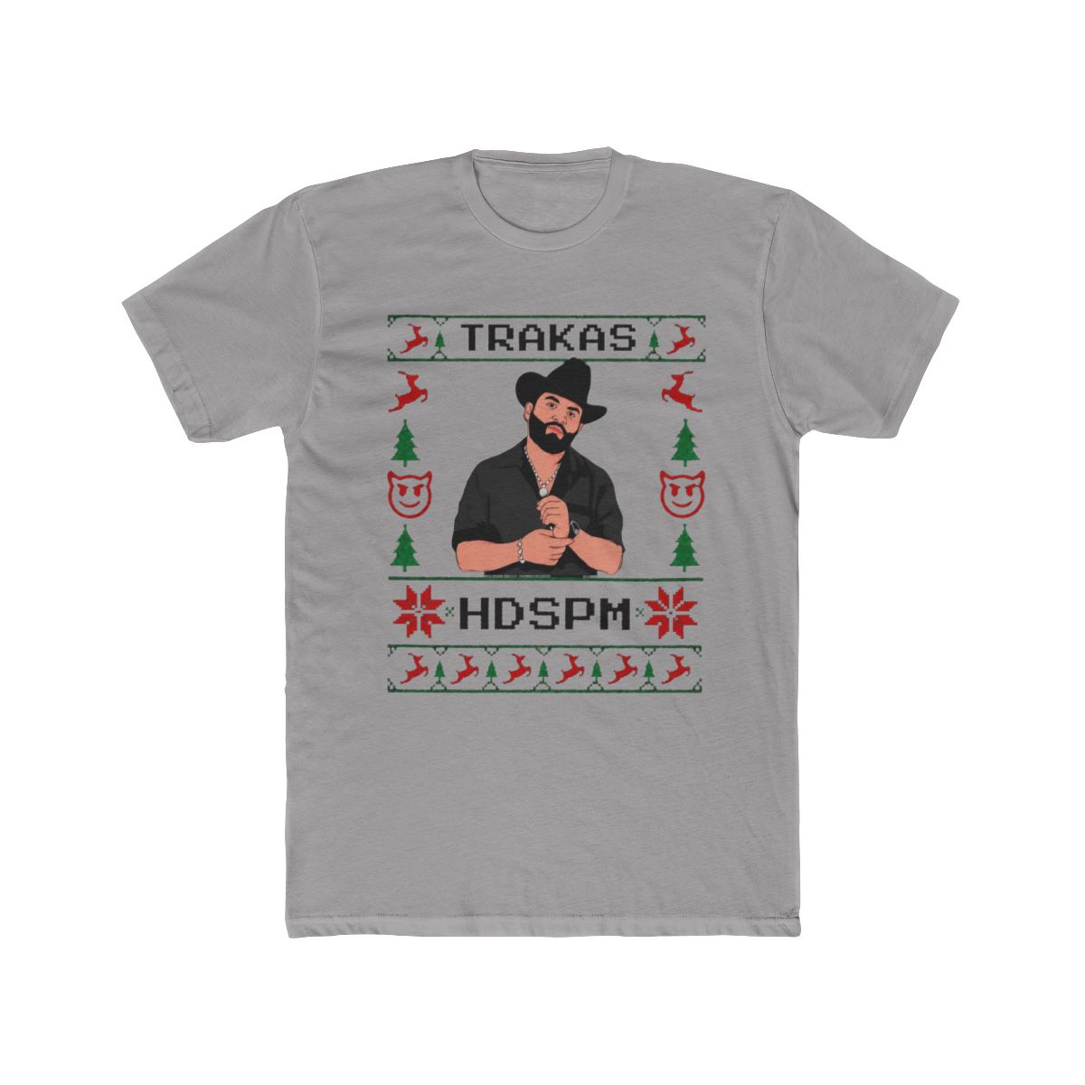 Luis R Conriquez Trakas HDSPM Ugly Christmas T Shirt - alternate angle 2, merchandise